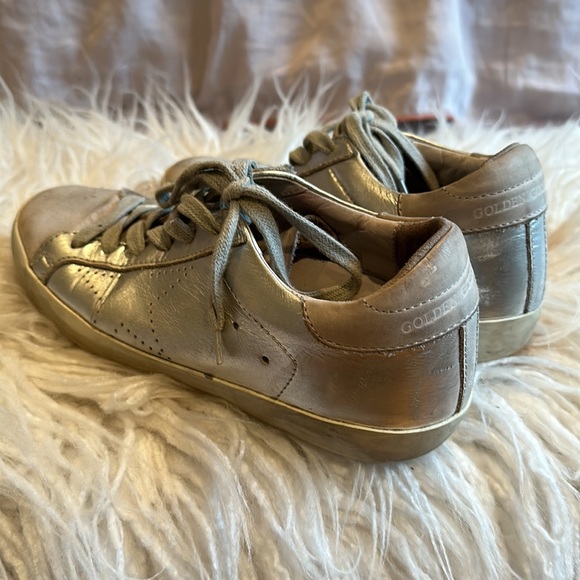Golden Goose silver sneakers size 5.5 - Picture 3 of 4